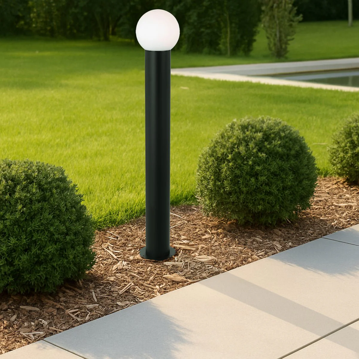 Telbix Gorem Bollard Light Black / Opal Matt - GOREM EX.P-BKOM - Image 4