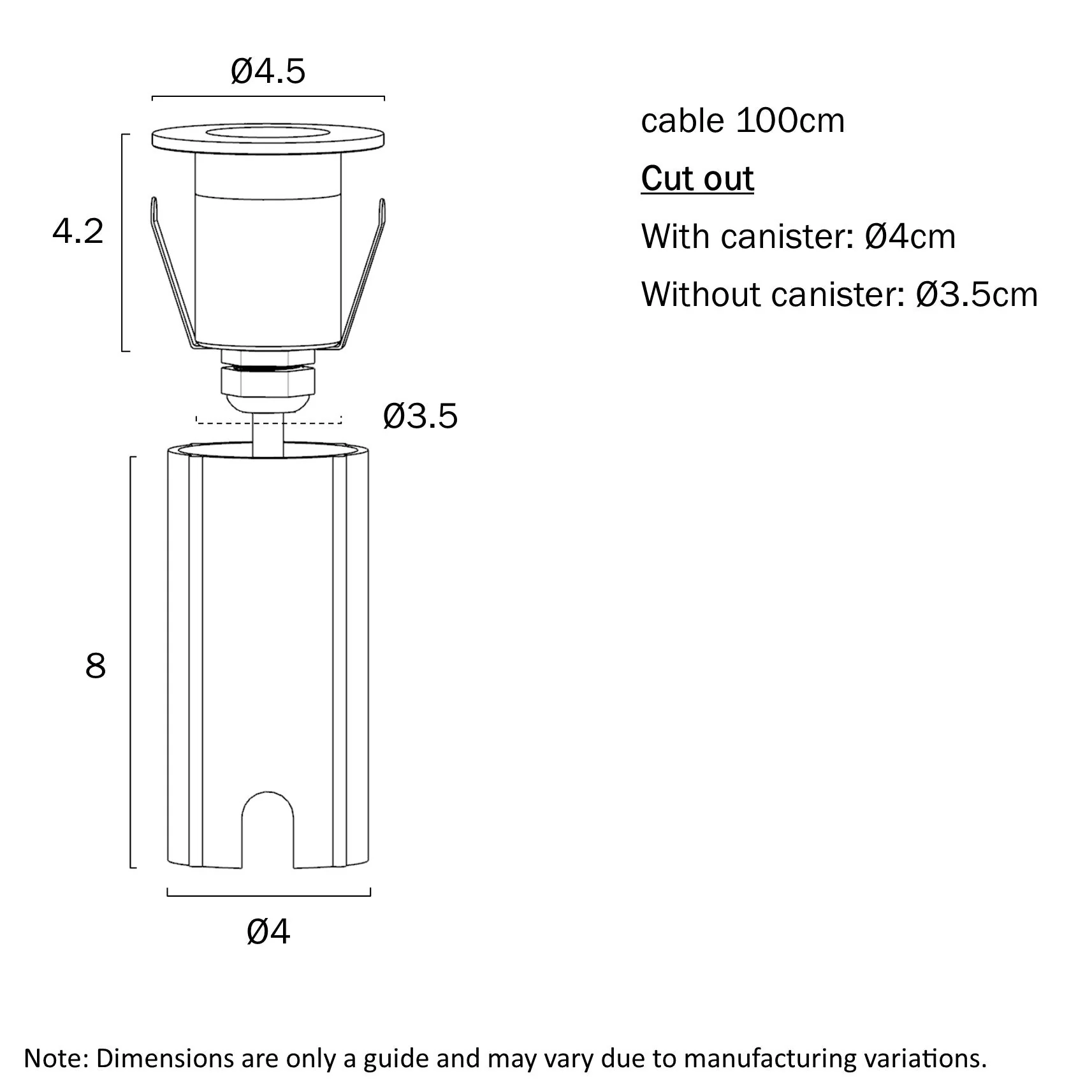 Telbix Halon 1W 24V Ingroud Light Stainless Steel - Image 7