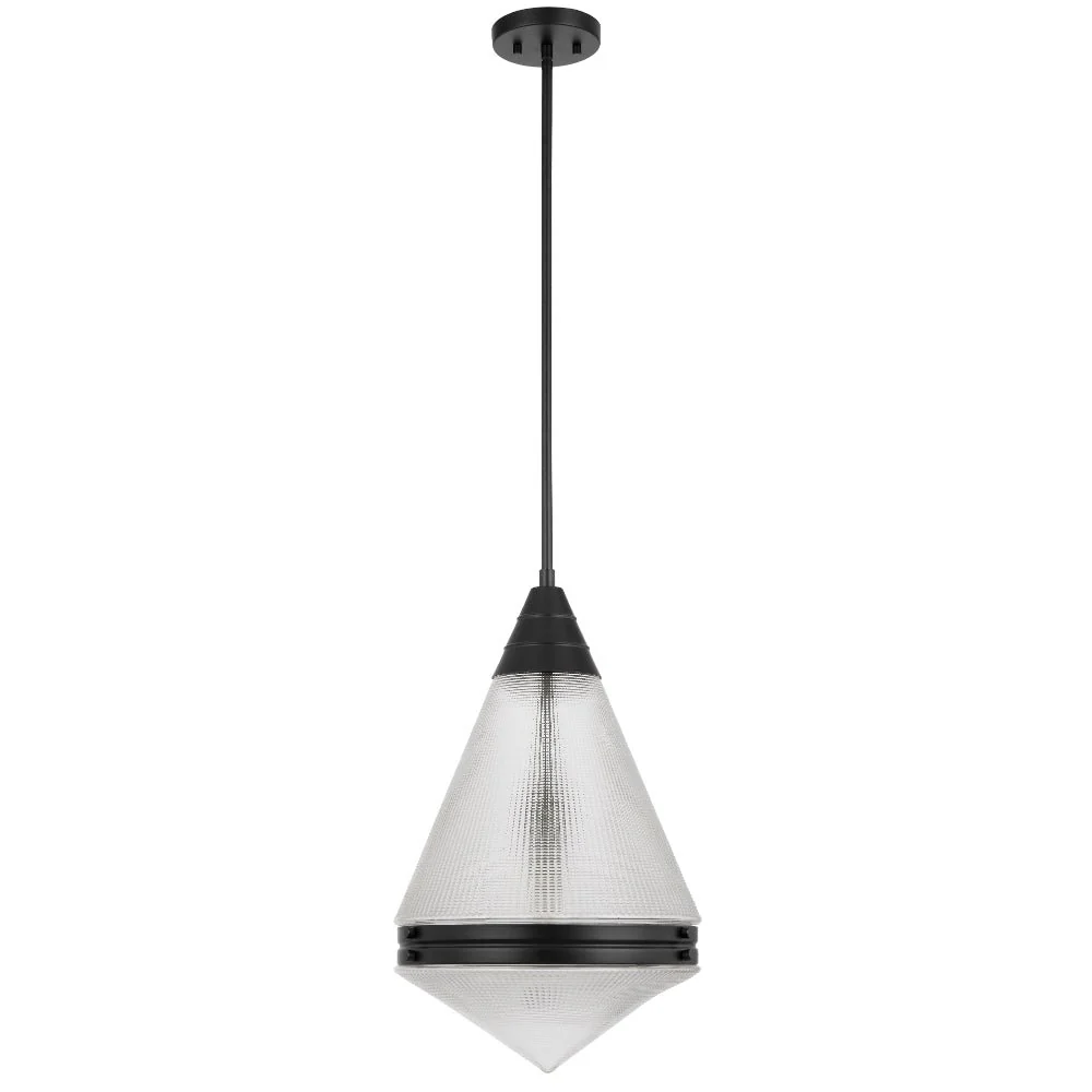 Telbix Harnon 1 Light Pendant in Nickel, Black and Antique Gold - Image 10
