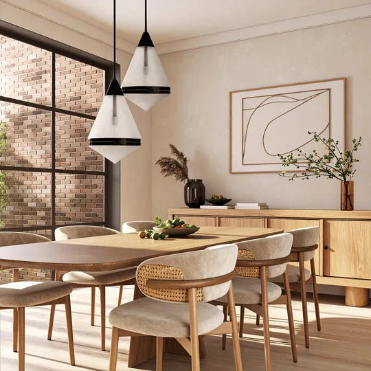 Telbix Harnon 1 Light Pendant in Nickel, Black and Antique Gold - Image 11