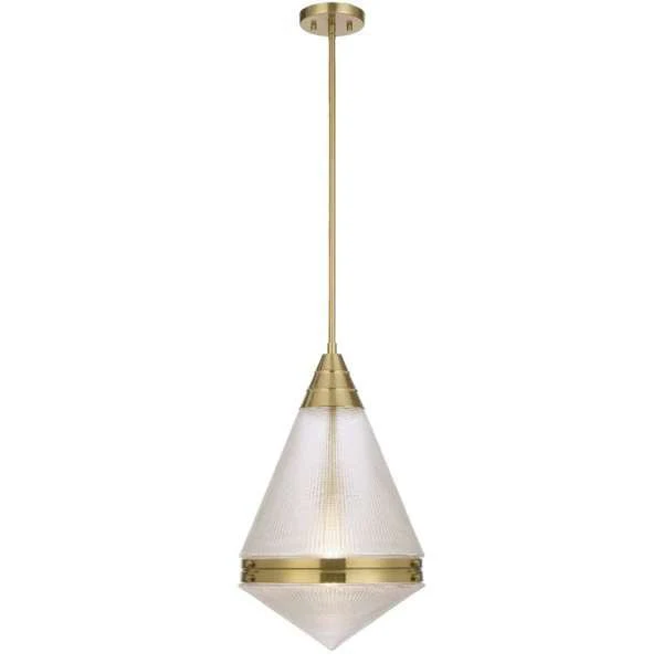 Telbix Harnon 1 Light Pendant in Nickel, Black and Antique Gold - Image 3