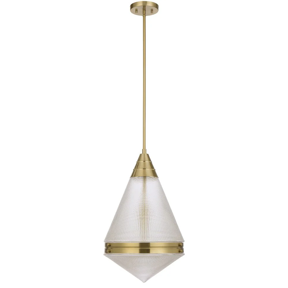 Telbix Harnon 1 Light Pendant in Nickel, Black and Antique Gold - Image 5