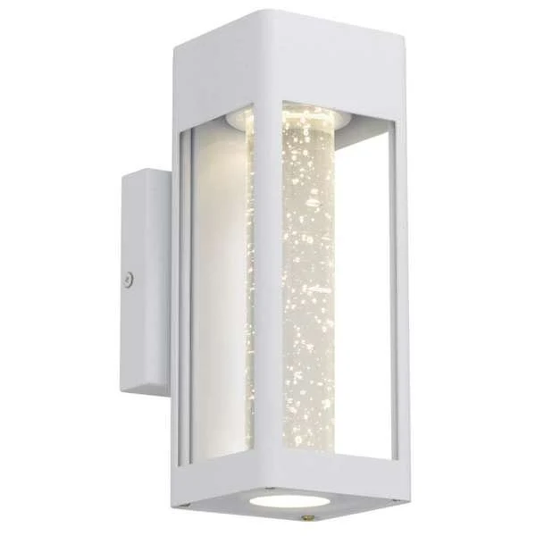 Telbix Hollis 25 Exterior LED Wall Light White HOLLIS EX25-WH