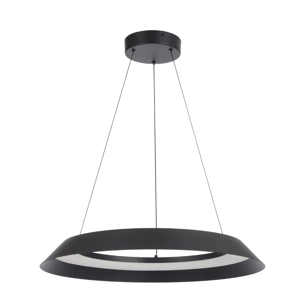 Telbix Hovin Pendant 43CM or 58CM Available in Black or White - Image 16