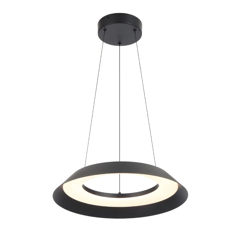 Telbix Hovin Pendant 43CM or 58CM Available in Black or White - Image 3