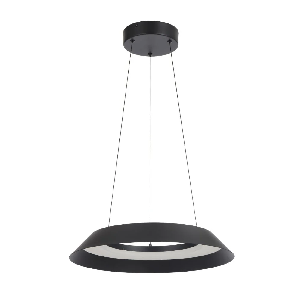 Telbix Hovin Pendant 43CM or 58CM Available in Black or White - Image 6