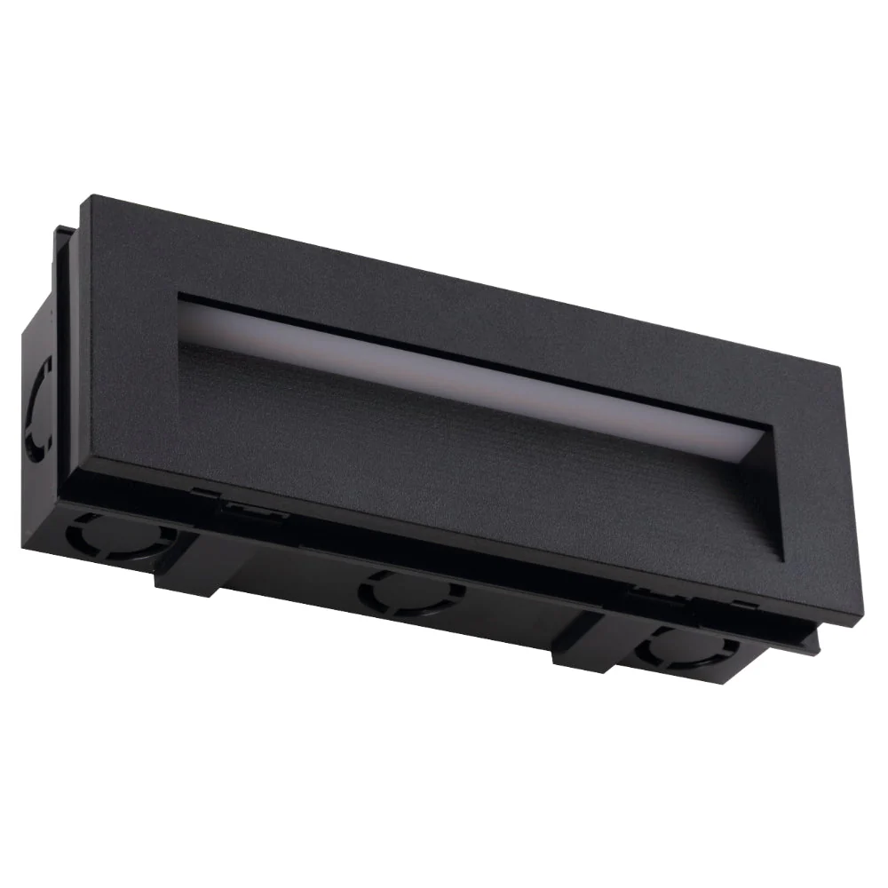 Telbix Ingar 6W LED Antiglare Brick Light Black / Tri-Colour - Image 3