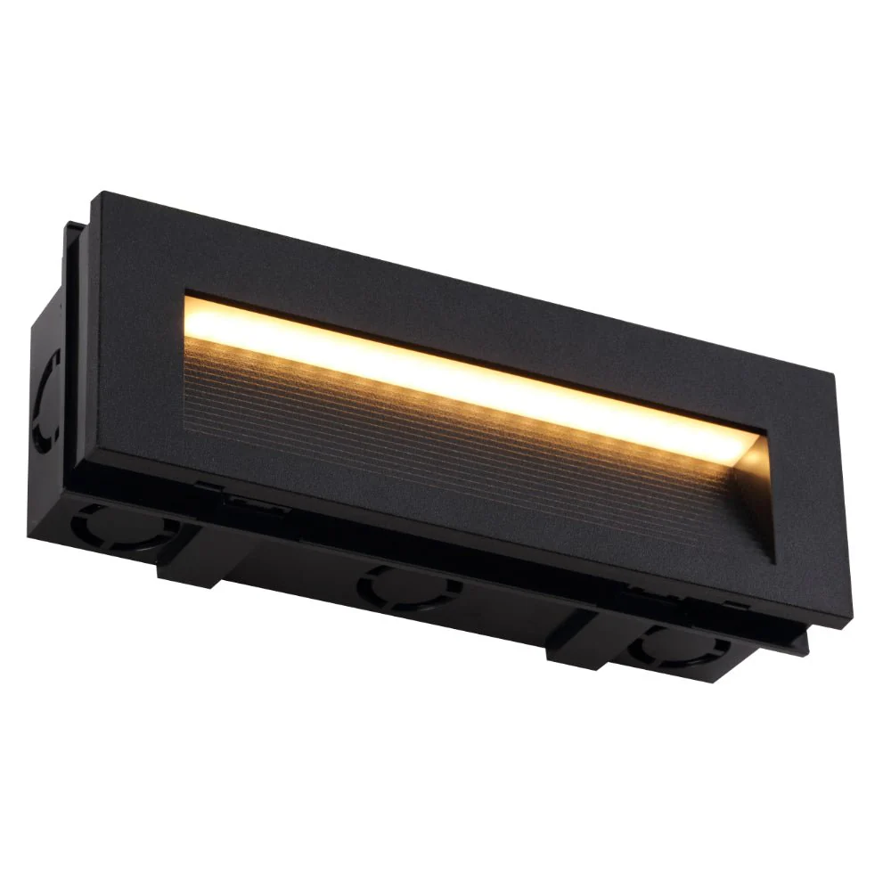 Telbix Ingar 6W LED Antiglare Brick Light Black / Tri-Colour - Image 5