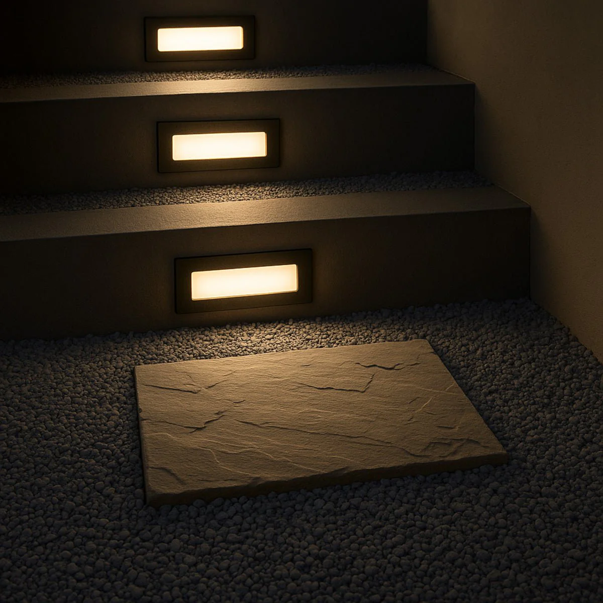 Telbix Ingar 6W LED Opal Brick Light Black / Tri-Colour - Image 3