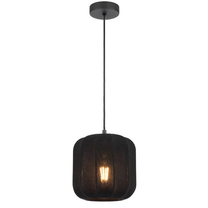 Telbix Jonsel 20 1 Light Pendant Black JONSEL PE20-BK - Image 2
