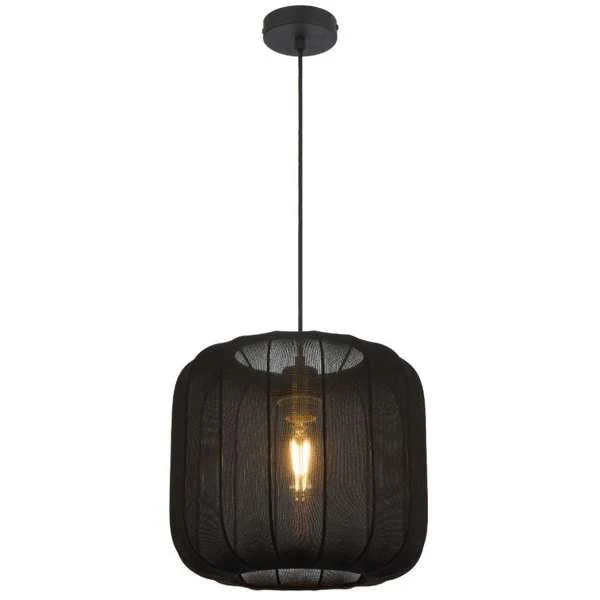 Telbix Jonsel Medium Pendant White and Black