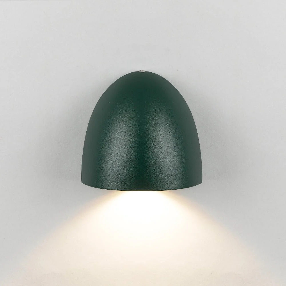 Telbix Jora Exterior Step Wall Light in Corten, Verde Green and Black - Image 3