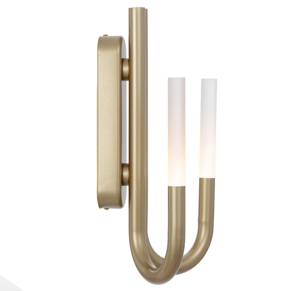 Telbix Joshua 40cm 2 Light LED Interior Wall Light in Black or Gold - Image 4