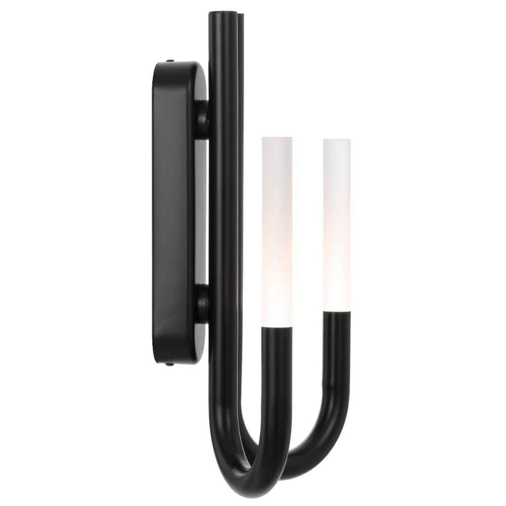 Telbix Joshua 40cm 2 Light LED Interior Wall Light in Black or Gold - Image 8