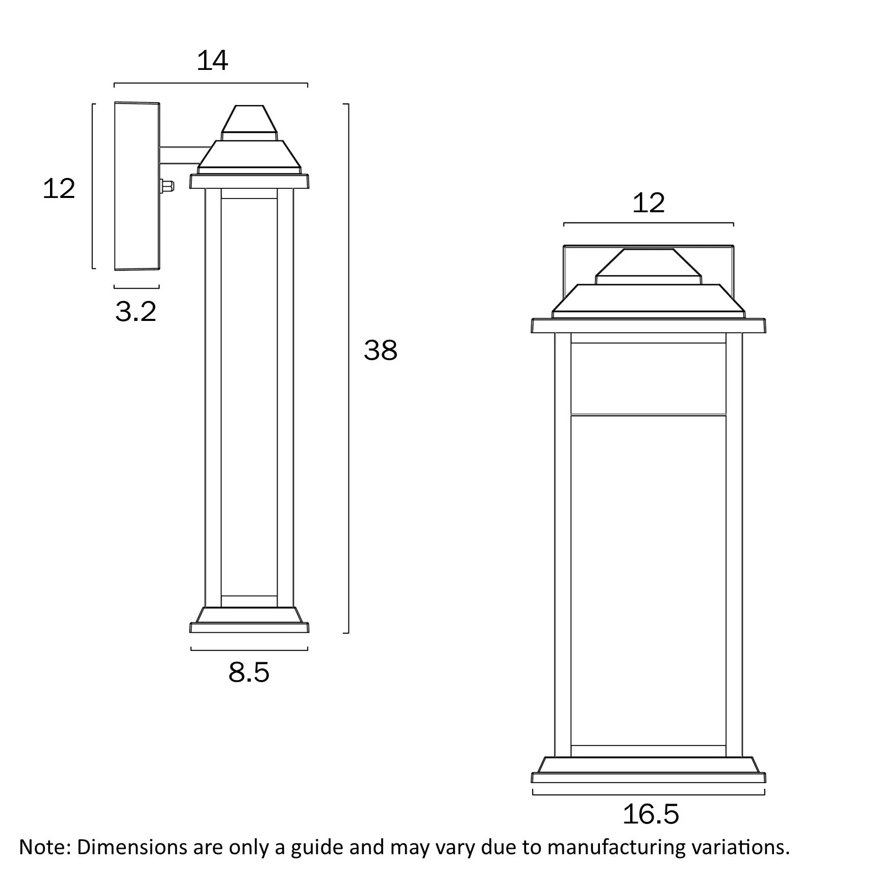 Telbix Jovaro 38 Exterior Wall Light - Image 5