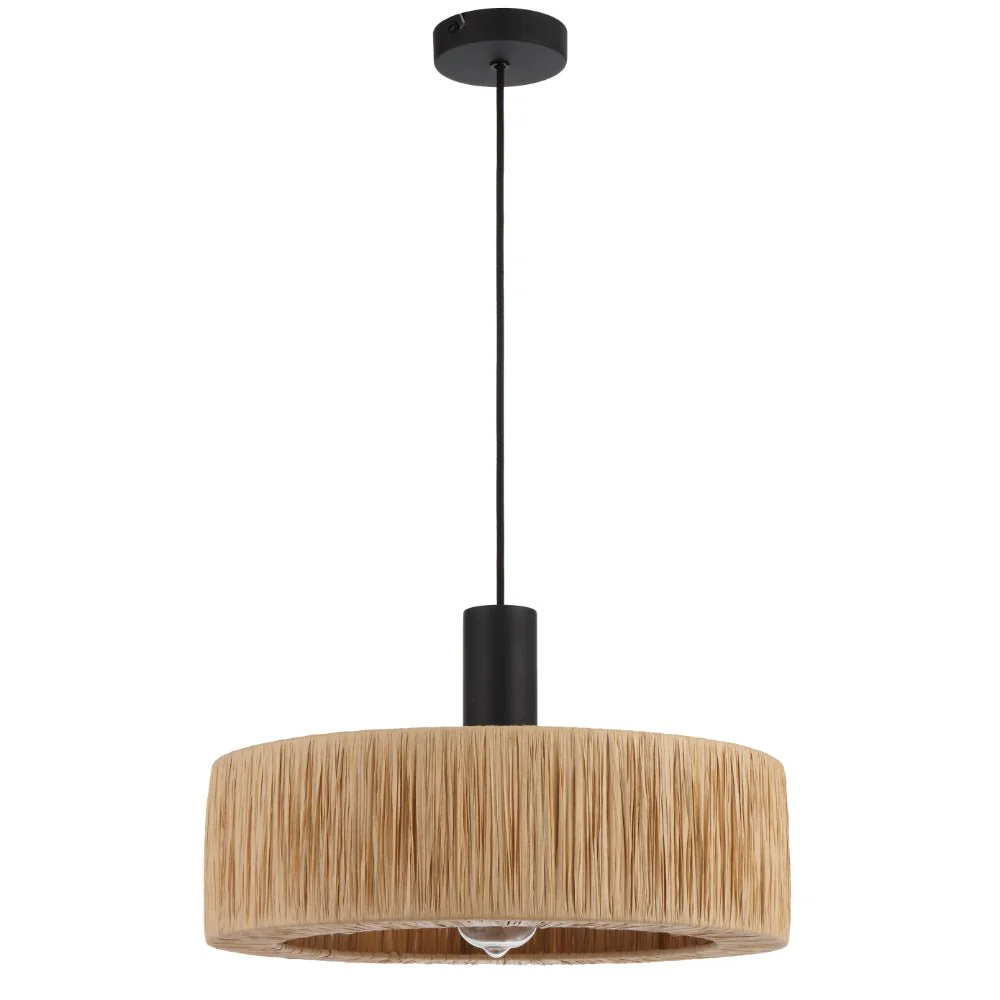 Telbix Katrin 1 Light Pendant KATRIN PE-BKNAT - Image 2