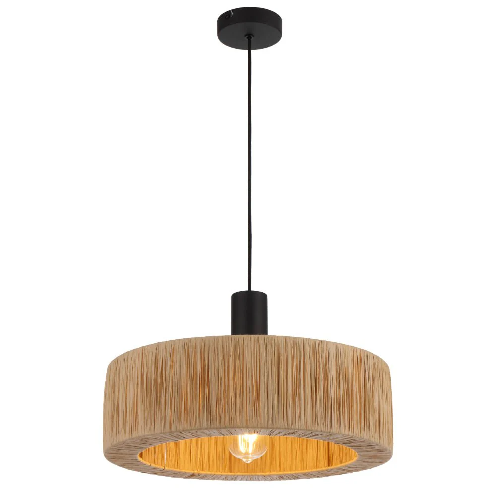 Telbix Katrin 1 Light Pendant KATRIN PE-BKNAT - Image 5