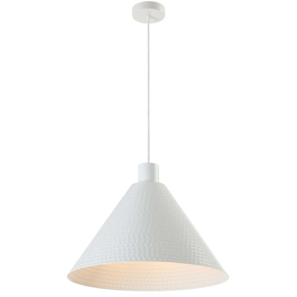 Telbix Kestra Iron 43cm Pendant White KESTRA PE40-WH - Image 3