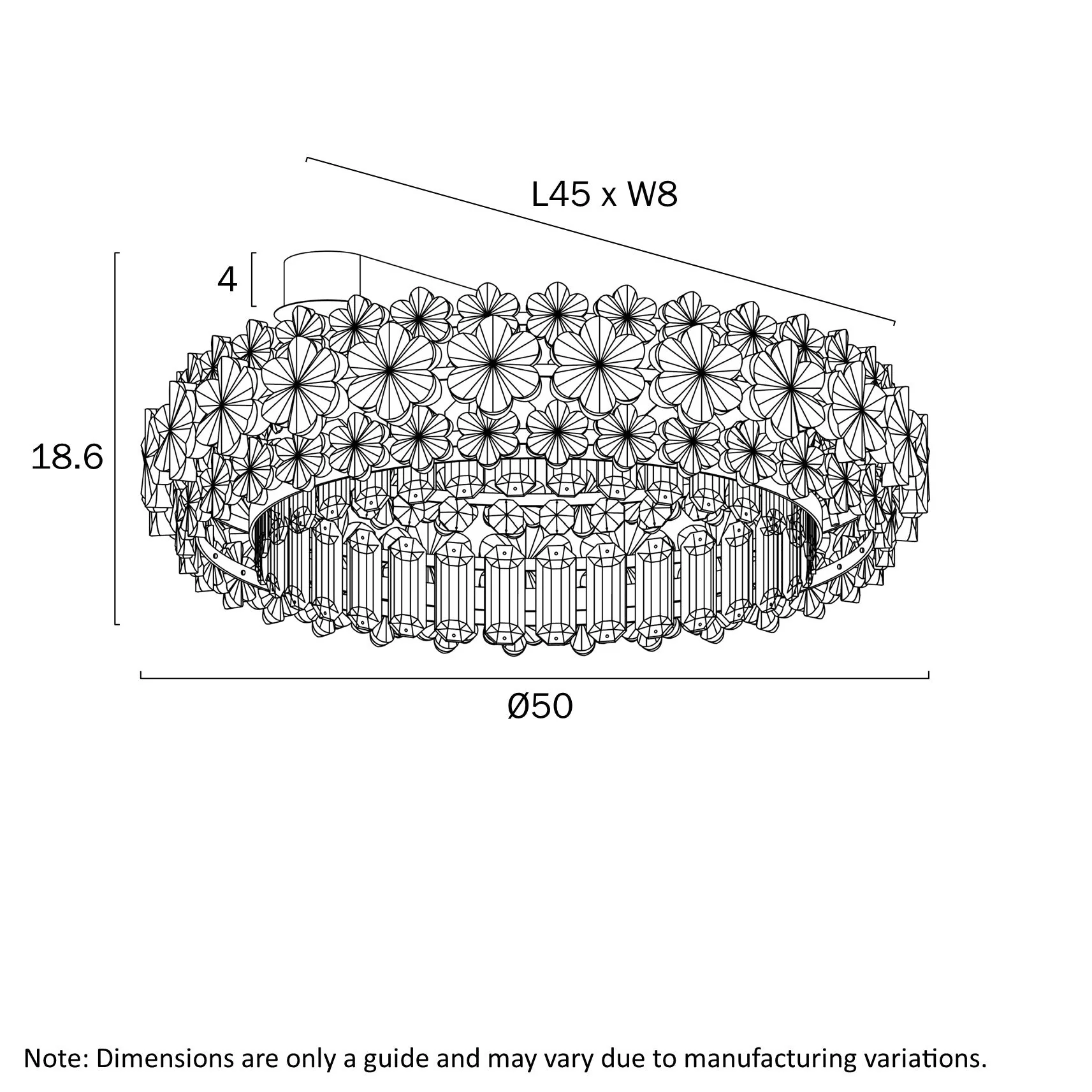 Telbix Landis Ctc50 Crystal Pendant - Image 3
