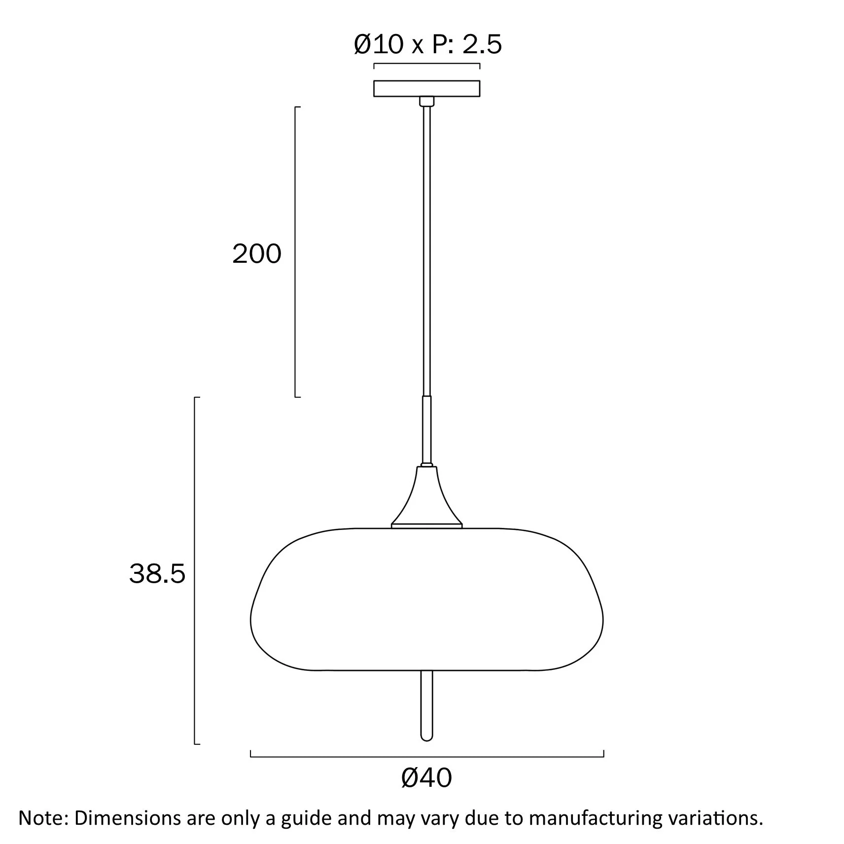 Telbix Lasian 40 Pendant Light - Image 5