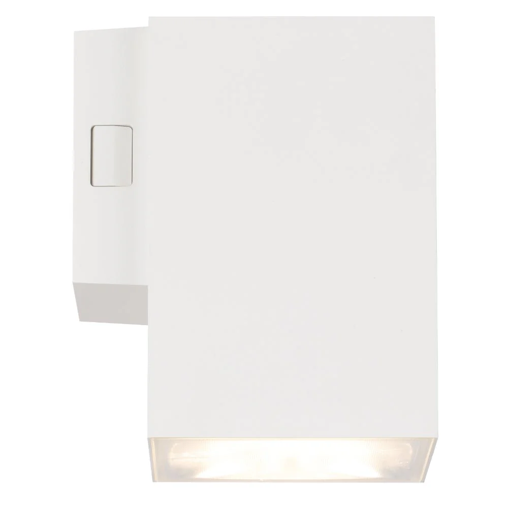 Telbix Lorsa 1 Light Exterior 9W LED Wall Light in Black or White - Image 11