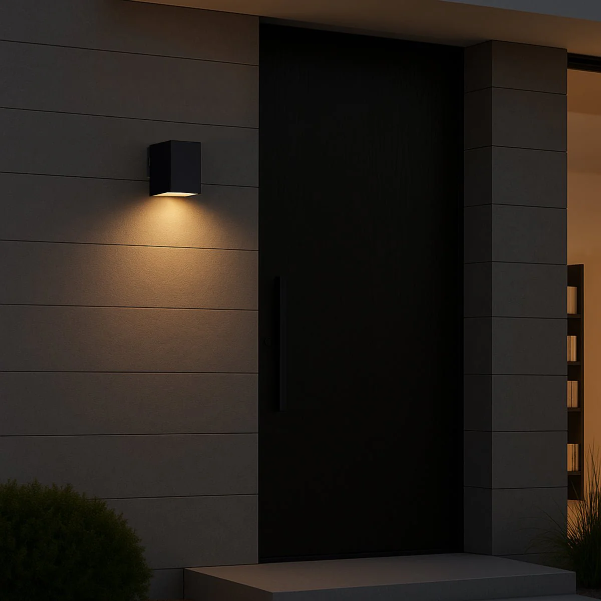 Telbix Lorsa 1 Light Exterior 9W LED Wall Light in Black or White - Image 3