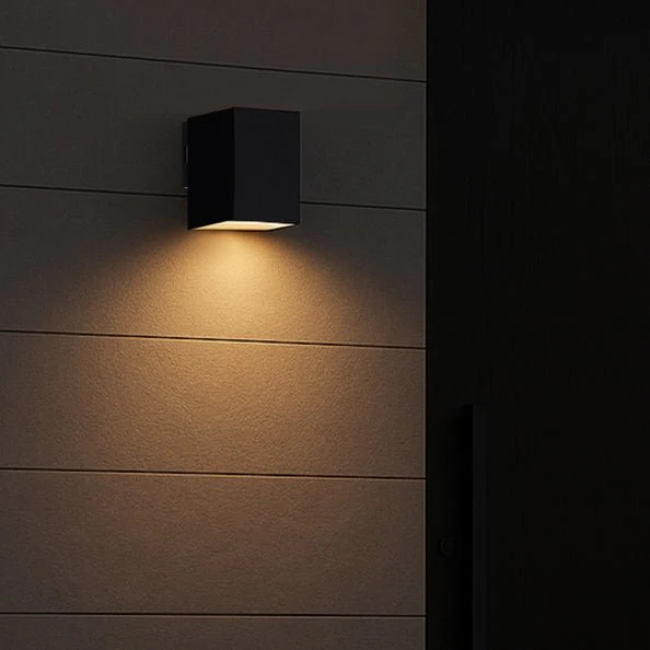 Telbix Lorsa 1 Light Exterior 9W LED Wall Light in Black or White - Image 6