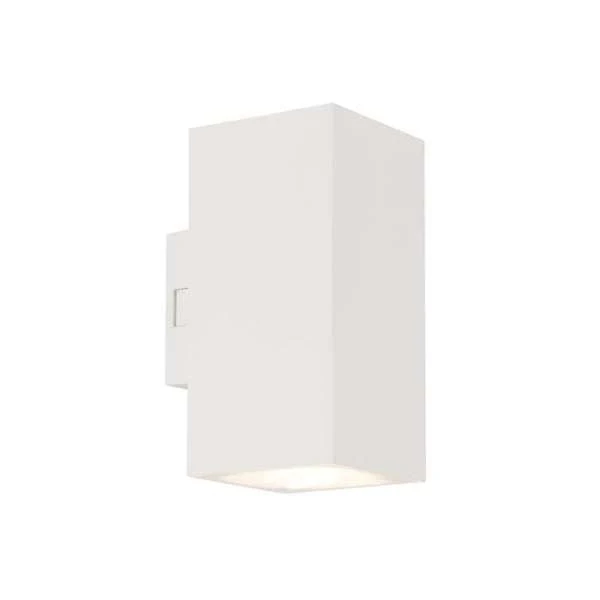 Telbix Lorsa 2 Light Exterior Wall Light in Black or White