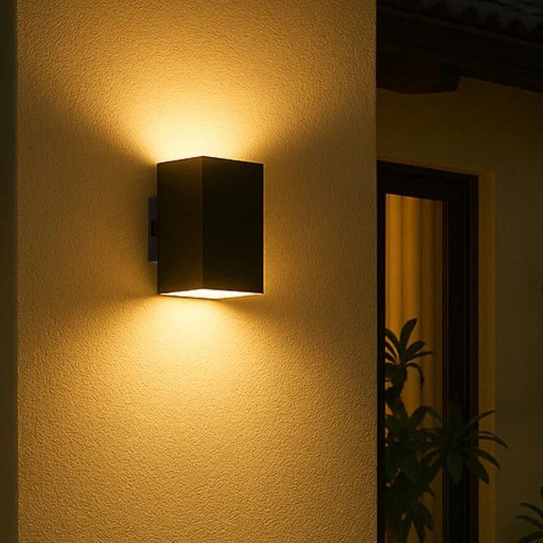 Telbix Lorsa 2 Light Exterior Wall Light in Black or White - Image 5