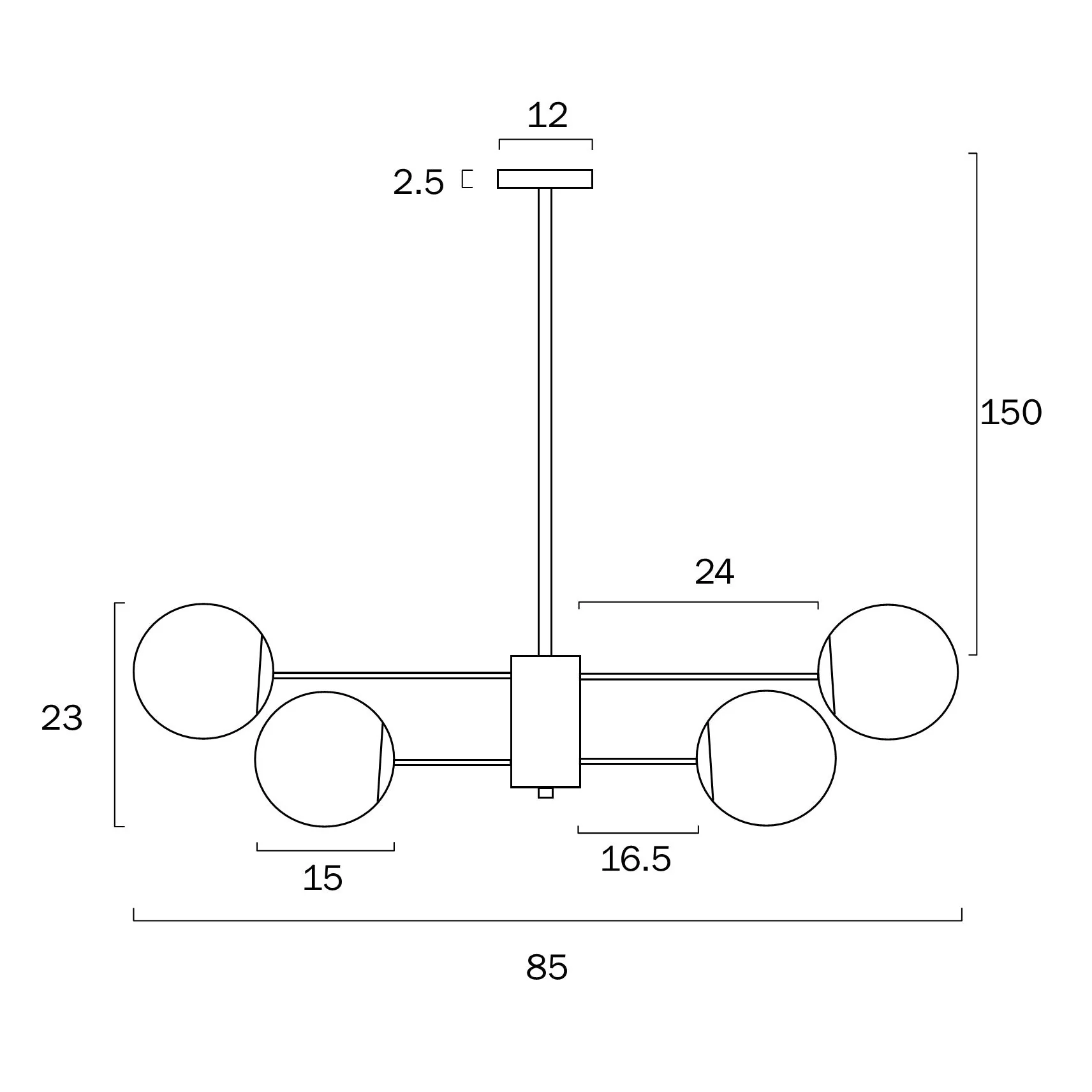 Telbix Marsten 8 Lights Pendant - Image 5