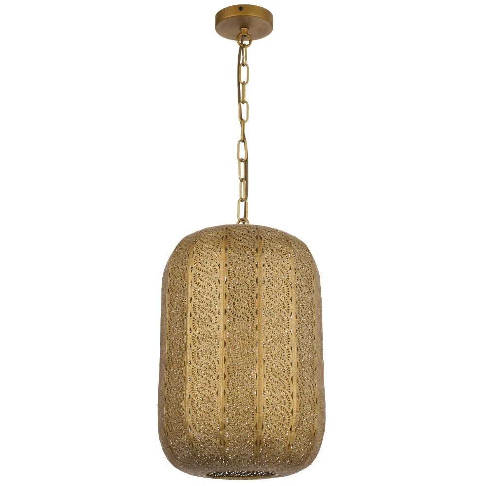 Telbix Masya 1 Light Pendant Antique Brass MASYA PE-AB - Image 3