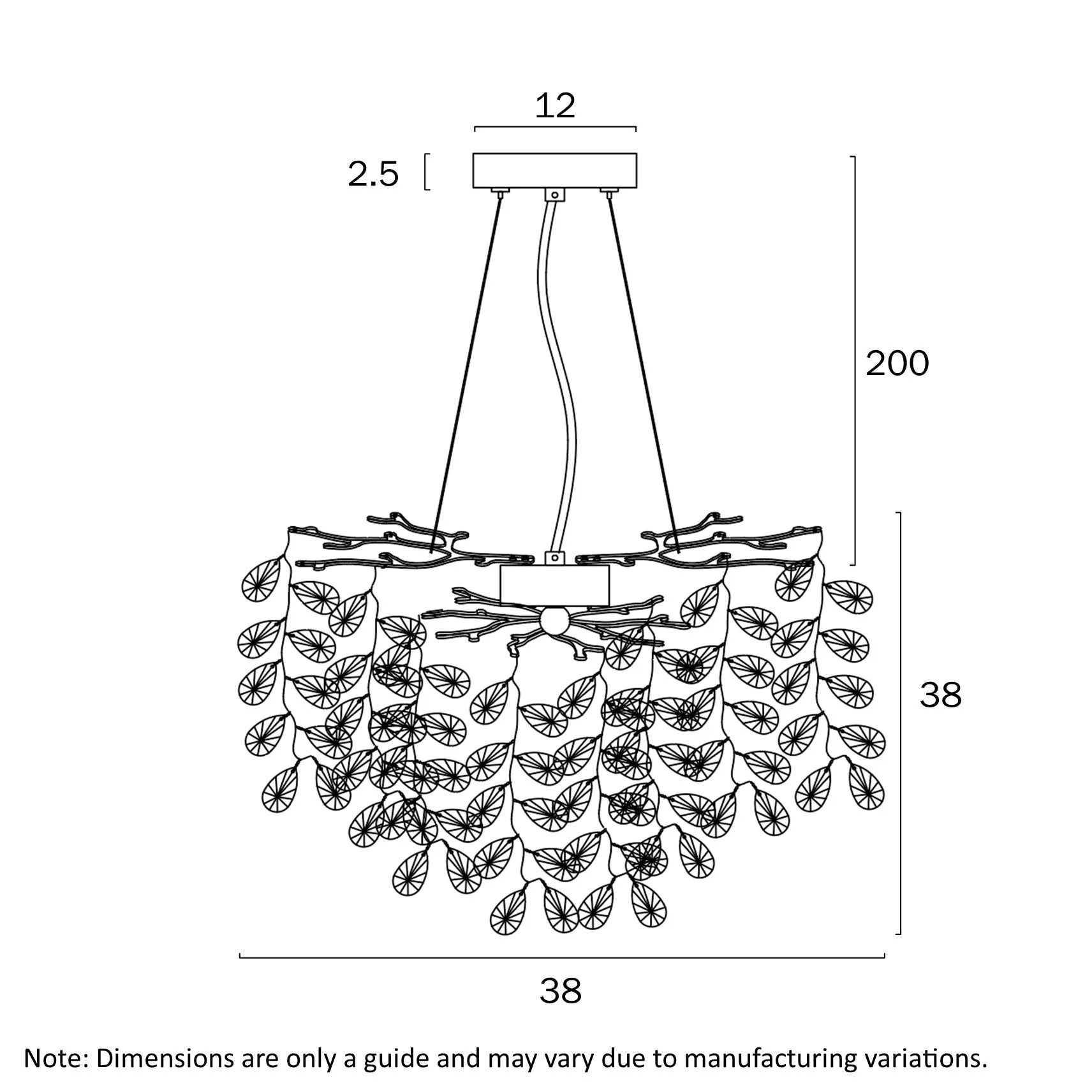 Telbix Molena 5 Light Pendant - Image 5