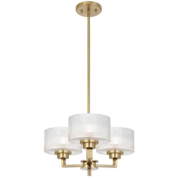 Telbix Moreno II 3, 5 and 8 Light Pendant in Antique Gold, Antique Silver and Black