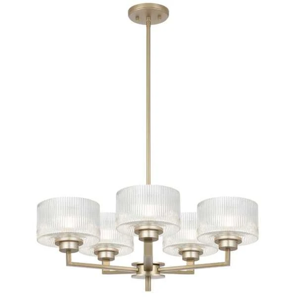 Telbix Moreno II 3, 5 and 8 Light Pendant in Antique Gold, Antique Silver and Black - Image 4