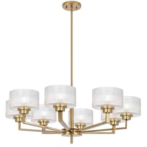Telbix Moreno II 3, 5 and 8 Light Pendant in Antique Gold, Antique Silver and Black - Image 9