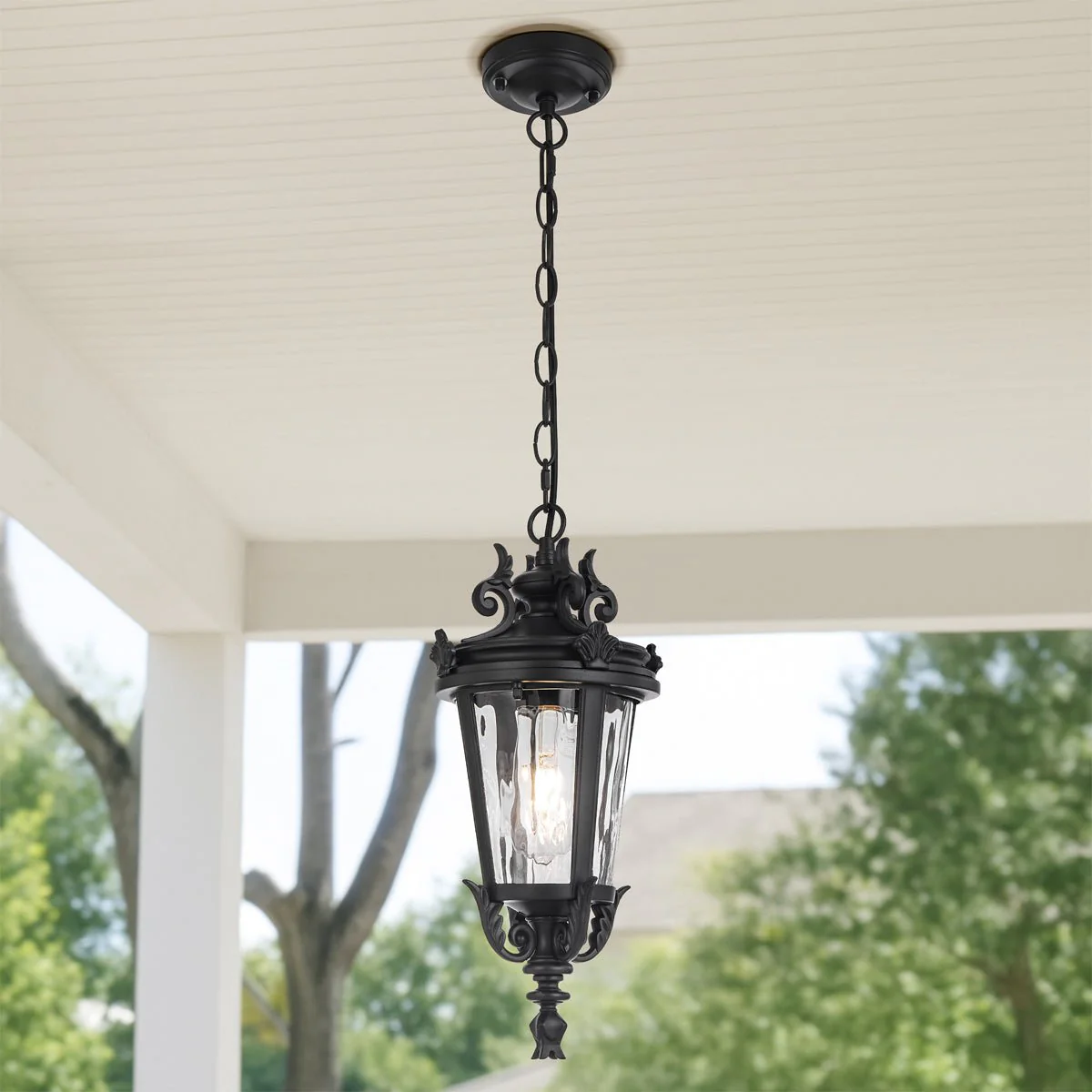 Telbix Pedral Outdoor Pendant Light in Bronze & Black | 18cm & 23cm - Image 10