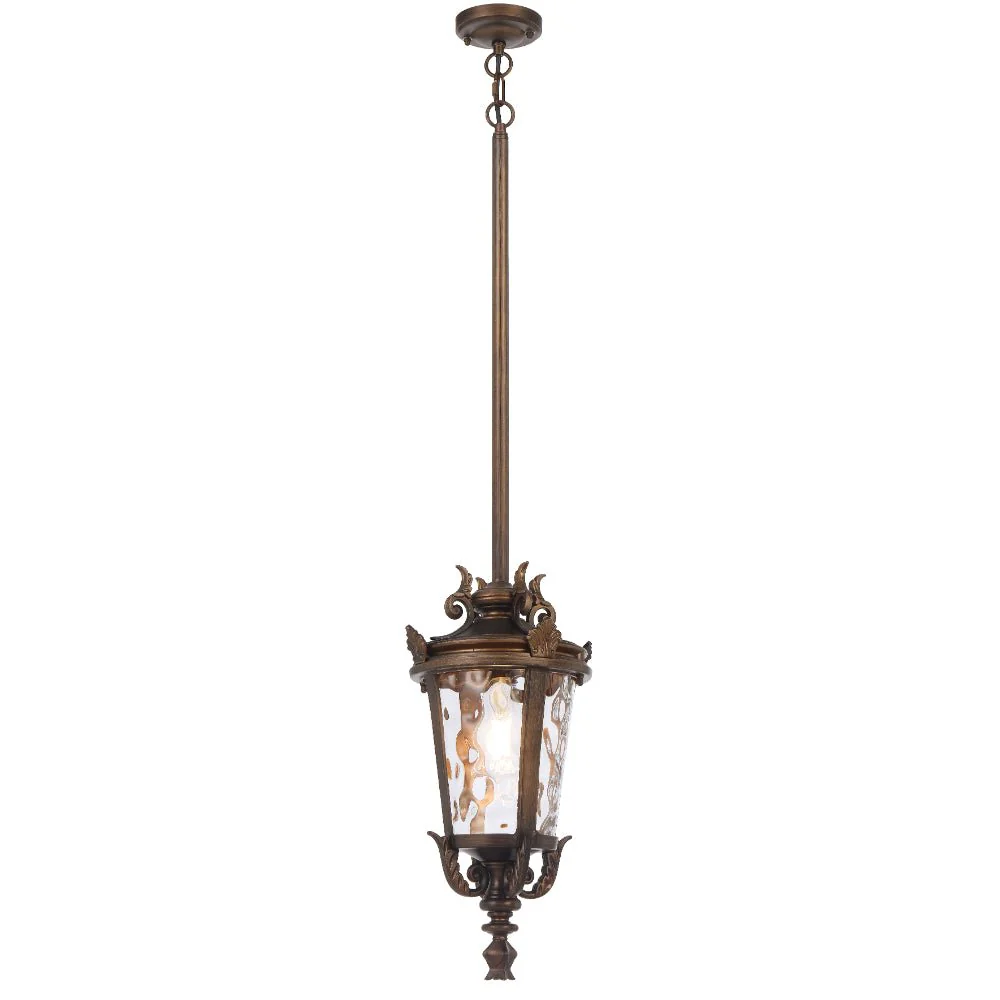 Telbix Pedral Outdoor Pendant Light in Bronze & Black | 18cm & 23cm - Image 17