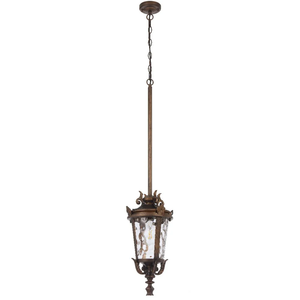 Telbix Pedral Outdoor Pendant Light in Bronze & Black | 18cm & 23cm - Image 19