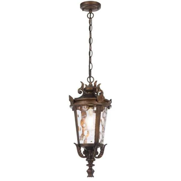 Telbix Pedral Outdoor Pendant Light in Bronze & Black | 18cm & 23cm - Image 4