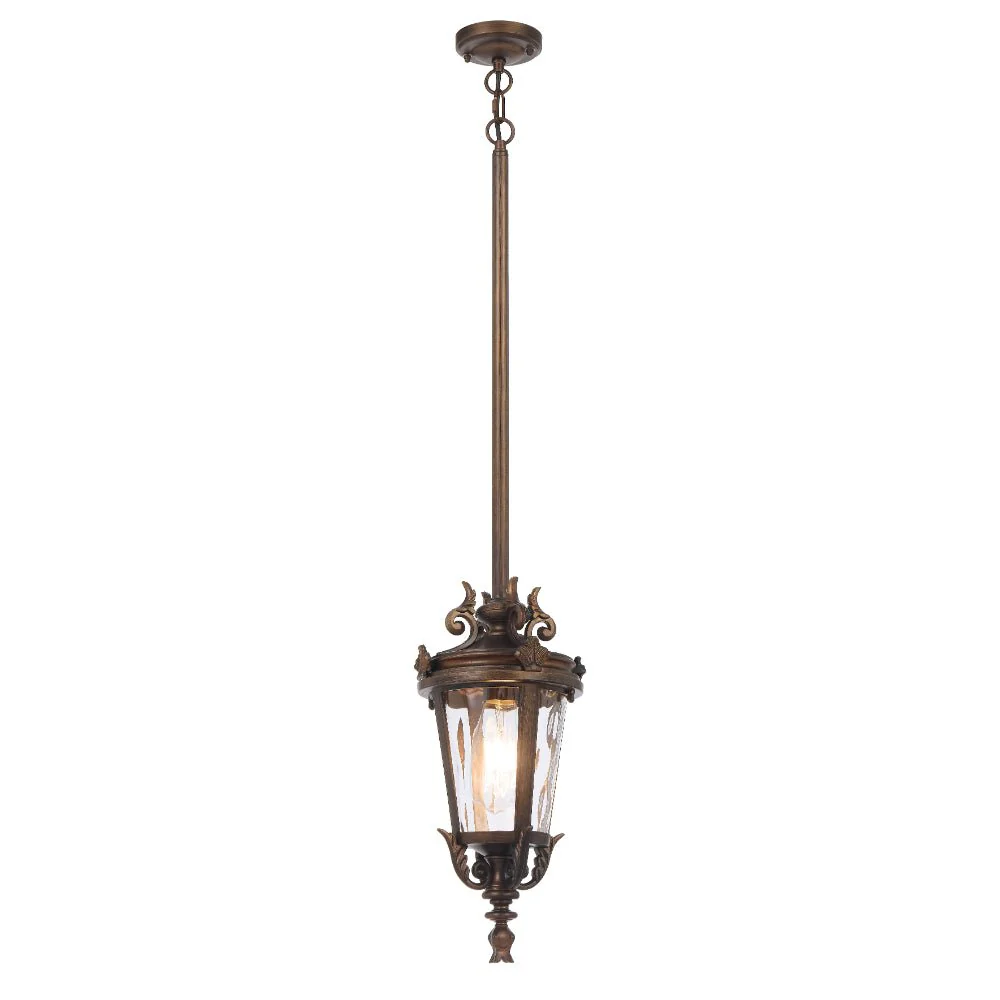 Telbix Pedral Outdoor Pendant Light in Bronze & Black | 18cm & 23cm - Image 6