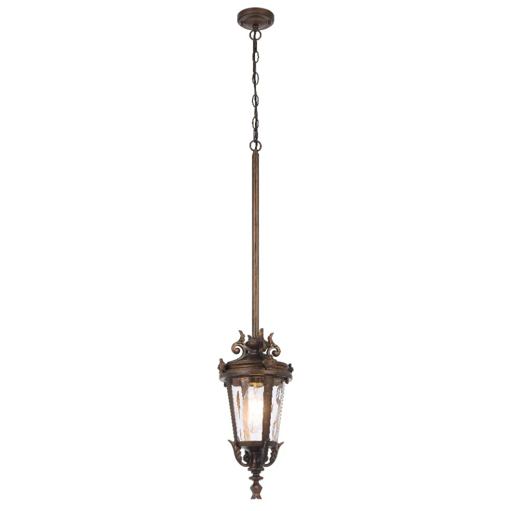 Telbix Pedral Outdoor Pendant Light in Bronze & Black | 18cm & 23cm - Image 7