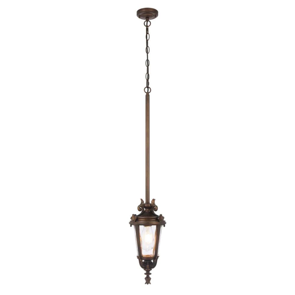 Telbix Pedral Outdoor Pendant Light in Bronze & Black | 18cm & 23cm - Image 8