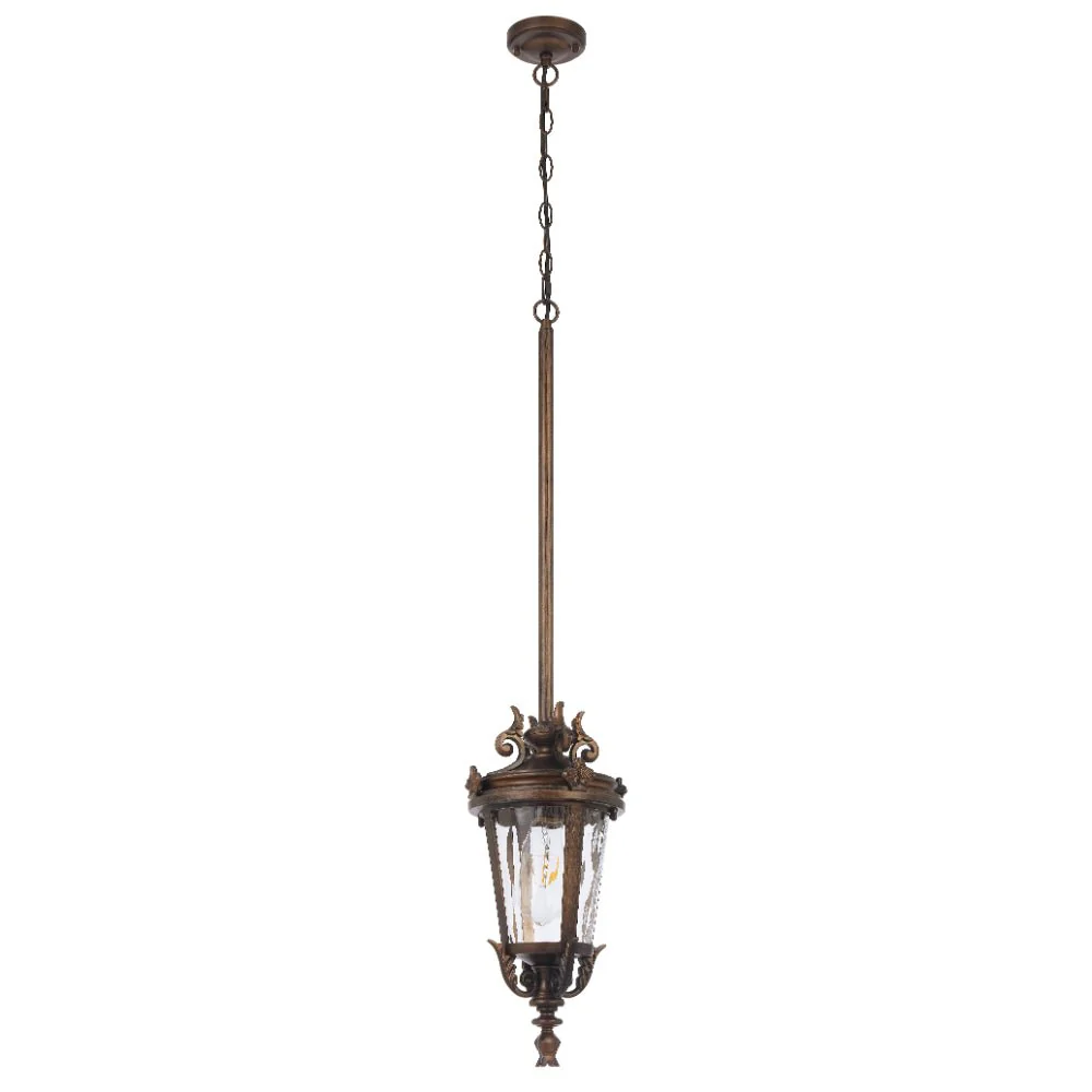 Telbix Pedral Outdoor Pendant Light in Bronze & Black | 18cm & 23cm - Image 9