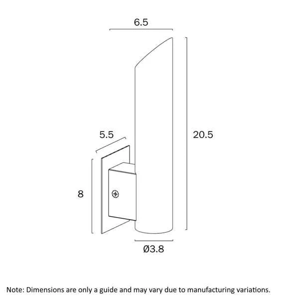 Telbix Penros 1 Light Exterior Wall Light - Image 4