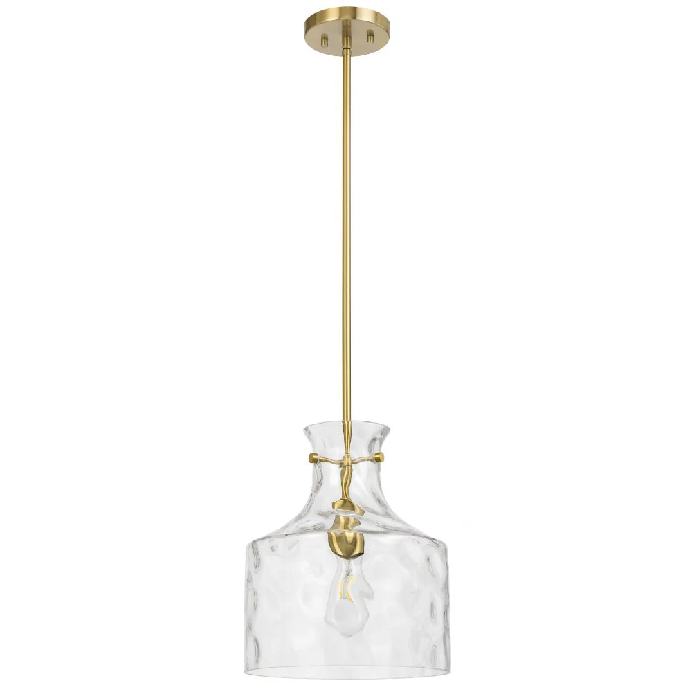 Telbix Perron 1 Light Pendant in Nickel, Black and Antique Gold - Image 5