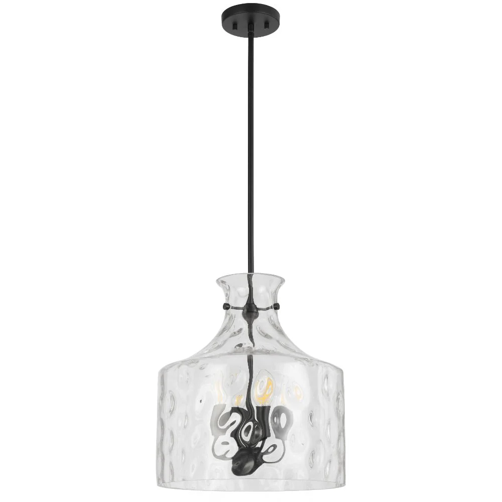 Telbix Perron 4 Light Pendant in Nickel, Black and Antique Gold - Image 11