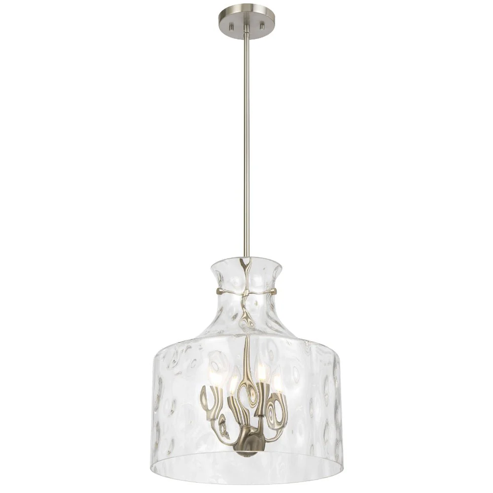 Telbix Perron 4 Light Pendant in Nickel, Black and Antique Gold - Image 12