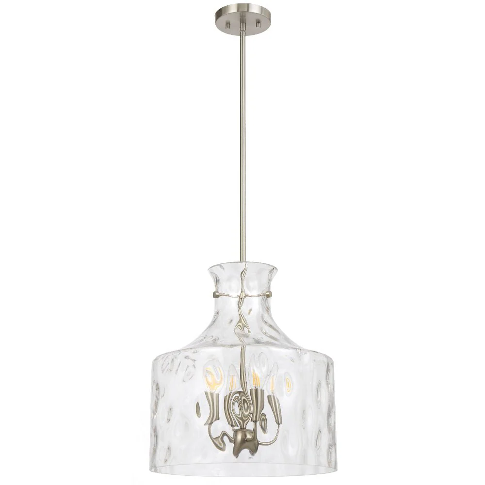 Telbix Perron 4 Light Pendant in Nickel, Black and Antique Gold - Image 13