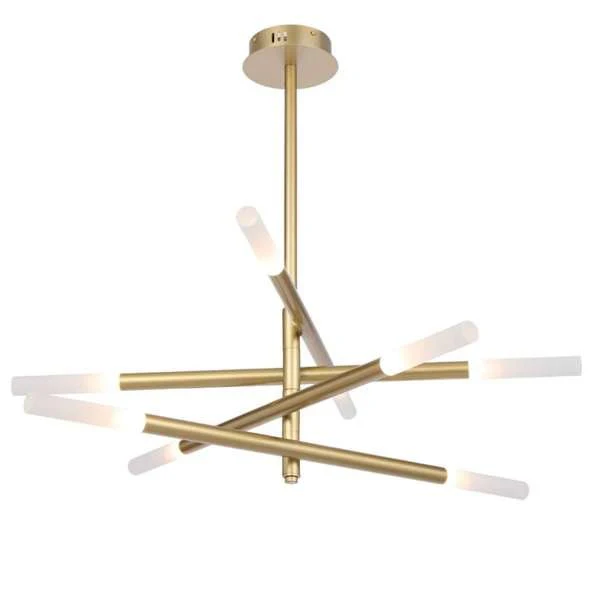 Telbix Pinta 8 Light LED Pendant Gold PINTA PE08-GD