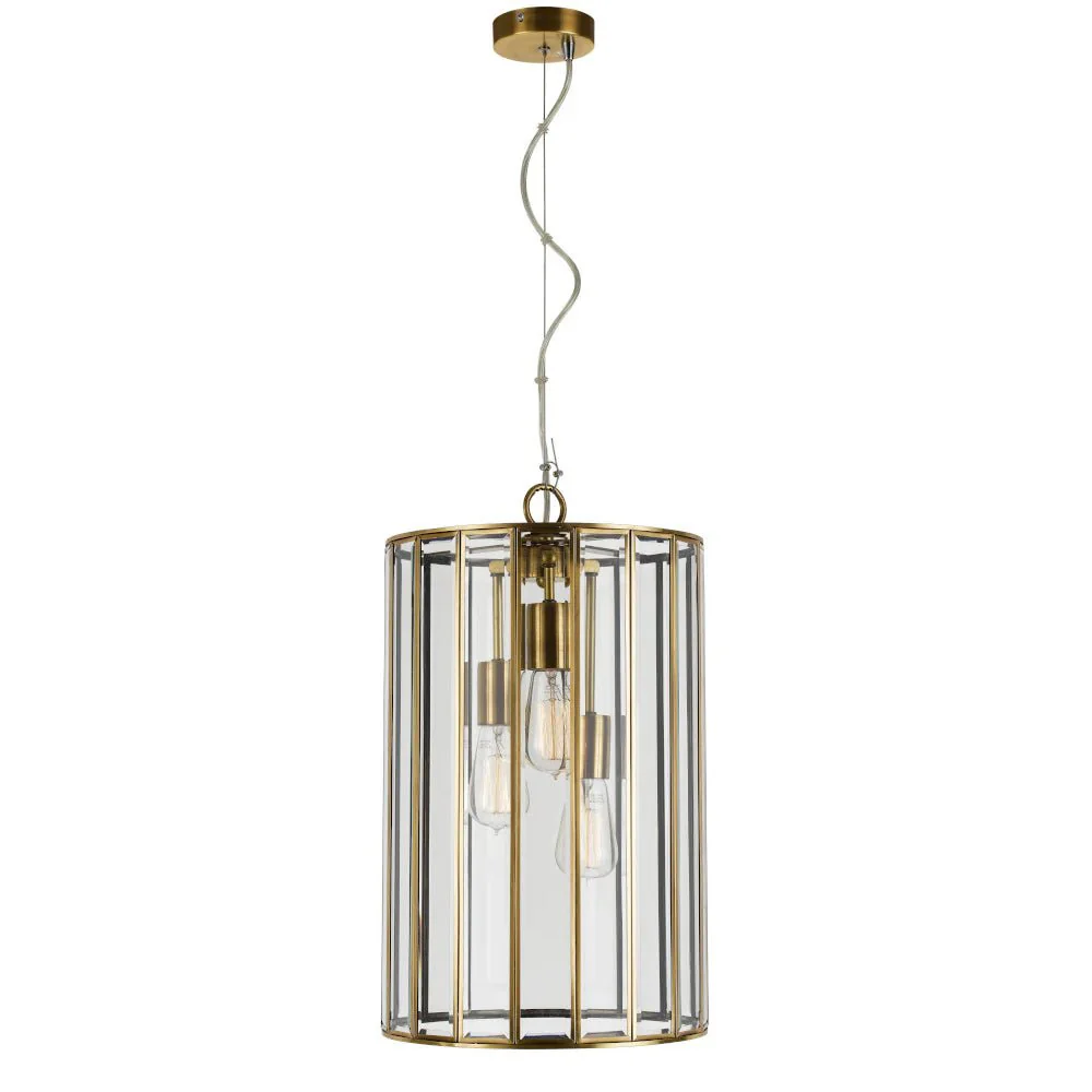 Telbix Pratt 30/20 - Antique Brass/Black